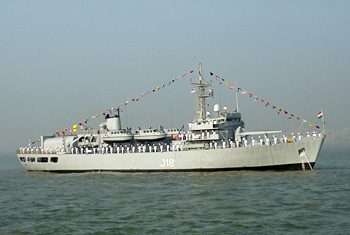 INS Sandhayak survey vessel