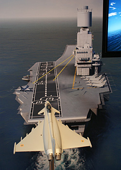 Model of Naval Typhoon at Aero India 2011