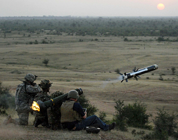 Indian personnel firing Javelin